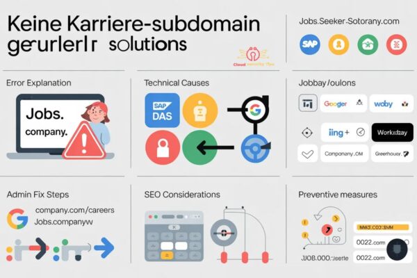 Karriere Seite Keine Subdomain Unternehmen